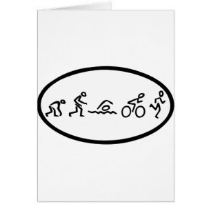 Cartão Tri eclipse da evolução