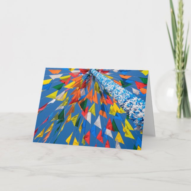 Cartão Triangle Flag Decoration (Frente)