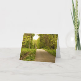 Cartão Triangle Lake Bog notecard - Serenity in Ohio