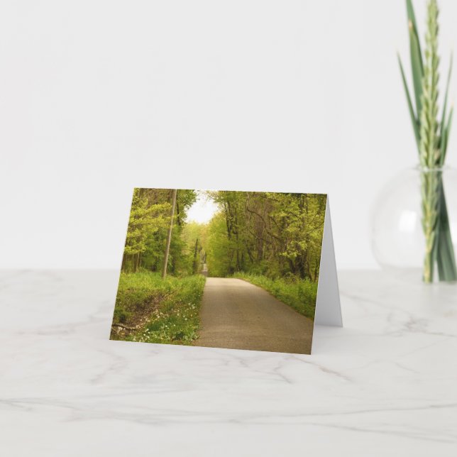 Cartão Triangle Lake Bog notecard - Serenity in Ohio (Frente)