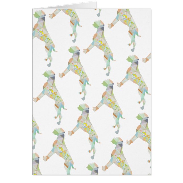 Cartão Triangula do Boxer Alemão (Frente)