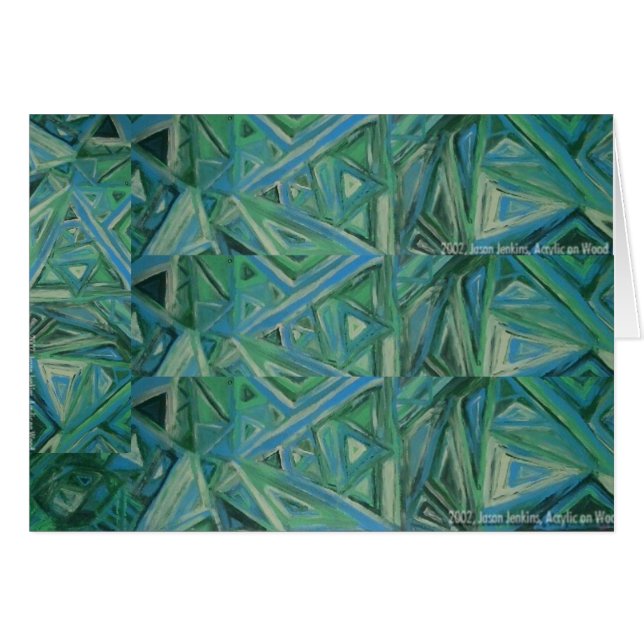 Cartão triângulos (Frente Horizontal)