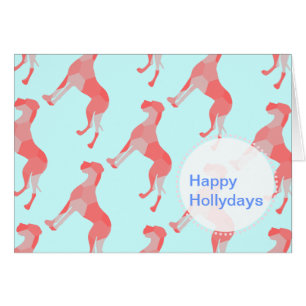 Cartão Triangulus Red Great Dane