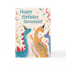 Triássico Trio Festivo Dinossauro Aniversário