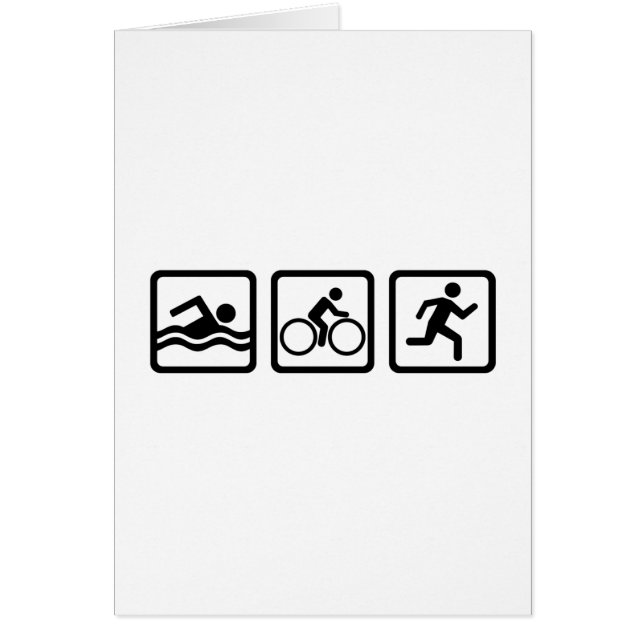 Cartão Triathlon (Frente)