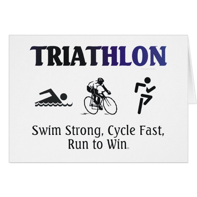 Cartão Triathlon SUPERIOR (Frente Horizontal)