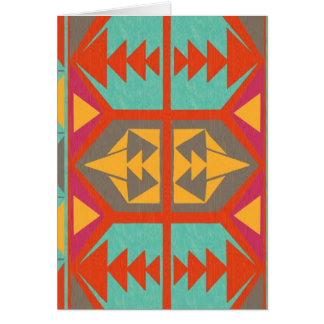 Cartão Tribal nativo neo