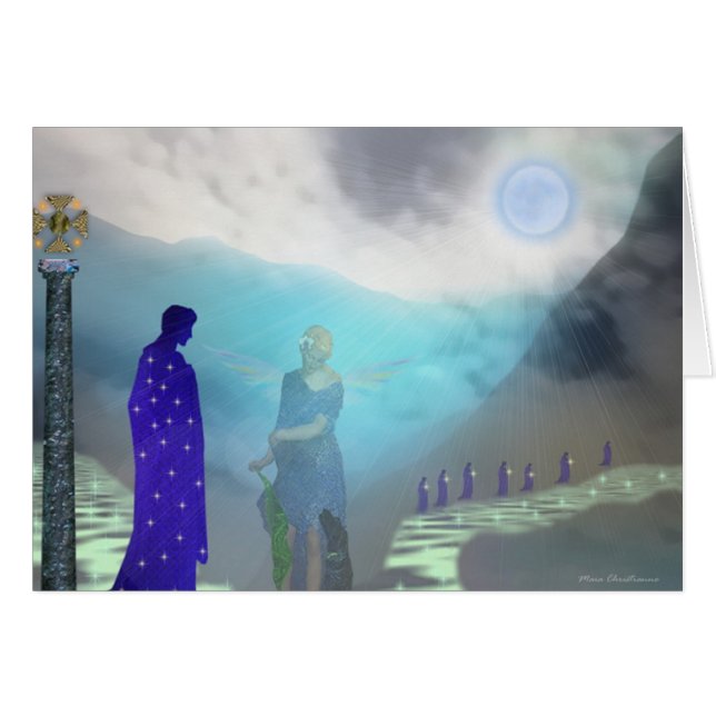 Cartão Tribo da lua (Frente Horizontal)