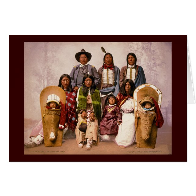 Cartão Tribo do Ute (Frente Horizontal)