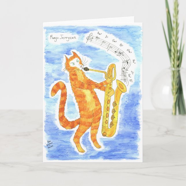 Cartão Tribute to the late great Gerry Mulligan (Frente)