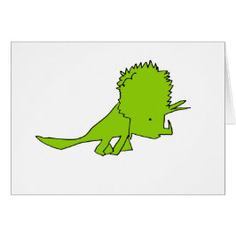 Cartão Triceratops