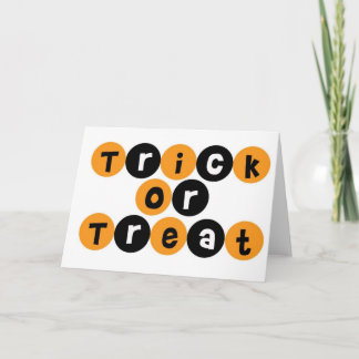 Cartão Trick or Treat Halloween Fun