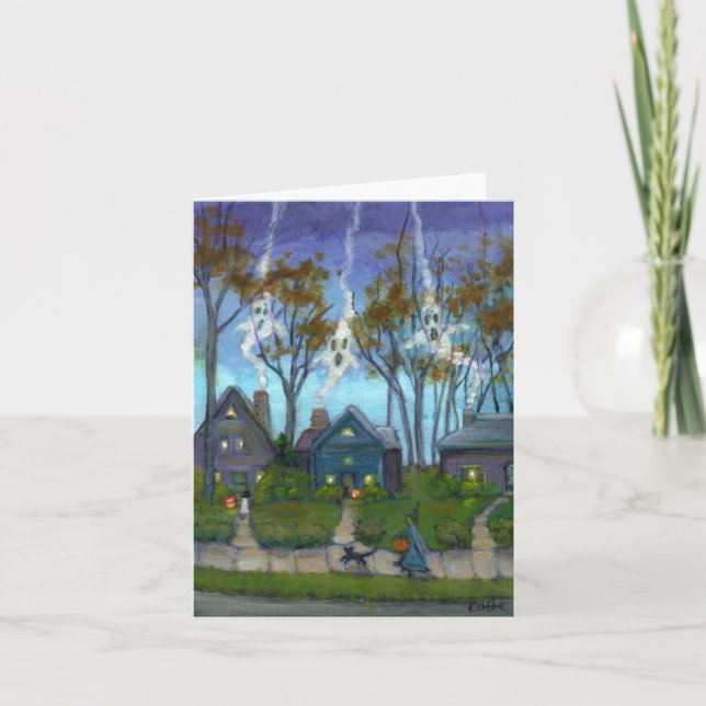 Cartão Trick or Treat Note Card (Frente)