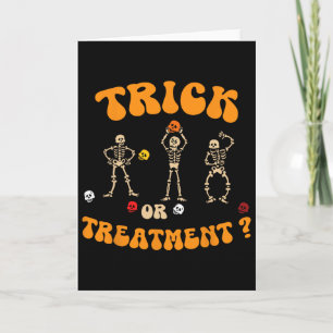 Cartão Trick Or Treatment Fisioterapia Esqueleto Pt Ha