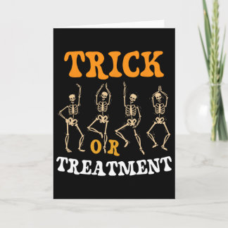 Cartão Trick Or Treatment Fisioterapia Esqueleto Pt Ha