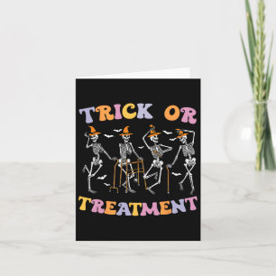 Cartão Trick Or Treatment Pt Fisioterapeuta Fisioterapia