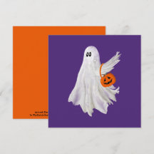Trick Ou Tratando Fantasma Com Balde De Doces De A