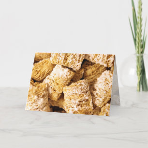 Cartão trigo triturado