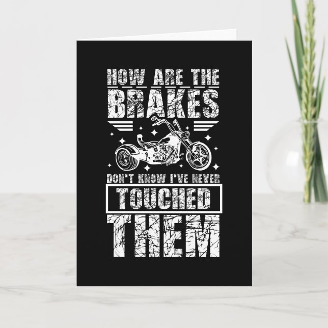 Cartão Trike Motorcycle (Frente)