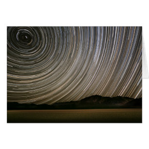Cartão Trilha de Estrelas à Noite   Califórnia, Vale da M