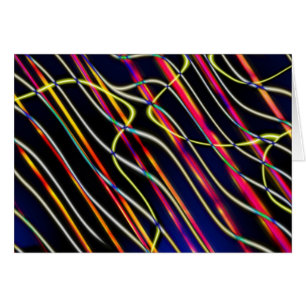 Cartão Trilhas de luz OVNI - 2