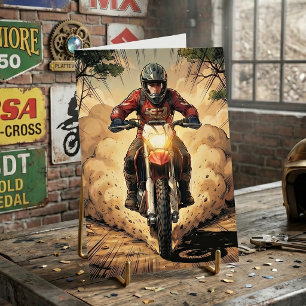 Cartão Trilhas de Terra & Histórias de Aniversário Adol