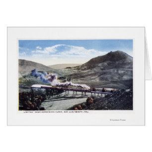 Cartão Trilho limitado, Curva de ferradura