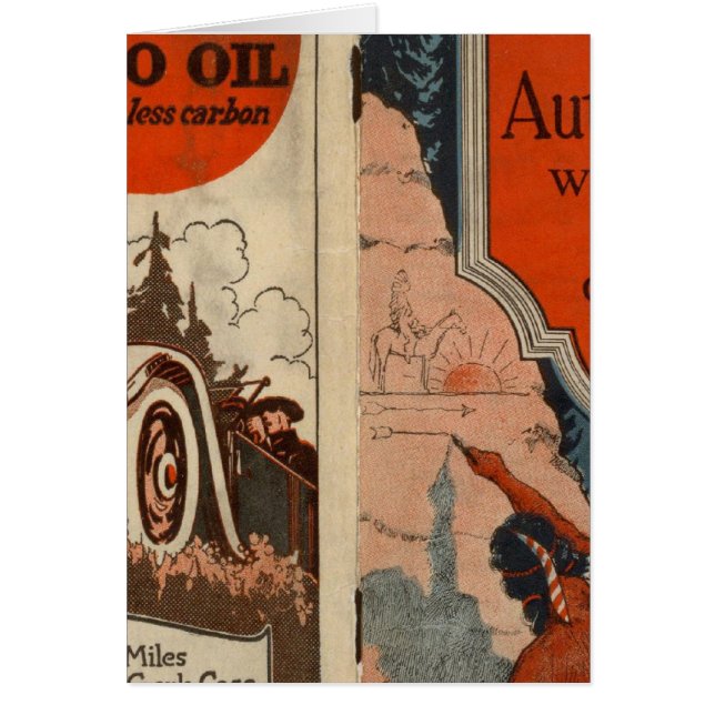 Cartão Trilhos automáticos de Washington, Oregon (Frente)