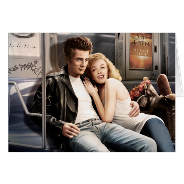 Cartão Trilhos de Metrô (Frente Horizontal)