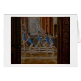 Cartão 'Tring Park, o Salão de Palavras' - Classe de Balé