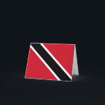 Cartão Trinidad and Tobago Flag<br><div class="desc">Customizable World Flag Products - Please feel free to add your own text.</div>