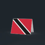 Cartão Trinidad and Tobago Flag<br><div class="desc">Customizable World Flag Products - Please feel free to add your own text.</div>