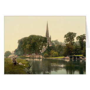 Cartão Trinity Church I, Stratford-on-Avon, Inglaterra