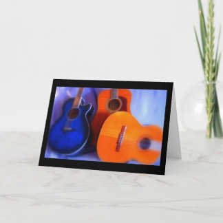 Cartão Trio da guitarra