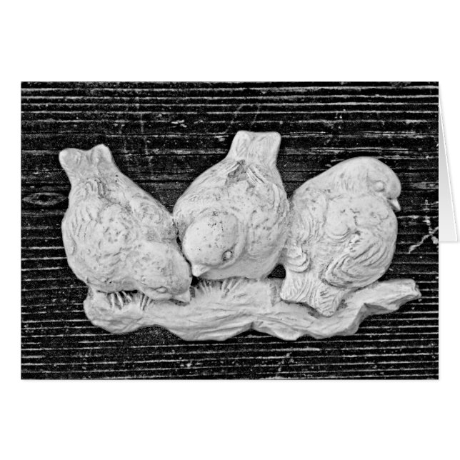 Cartão Trio de Ave (Frente horizontal)