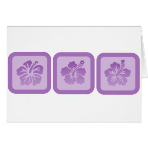 Cartão Trio de Hibiscus