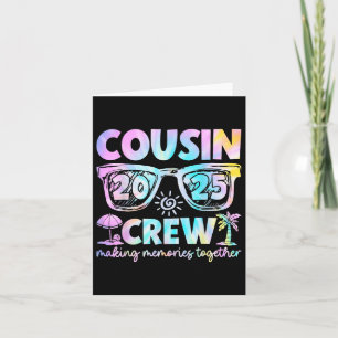 Cartão Trip da Família Cousin Crew 2025 Summer Vacation B