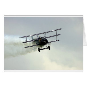 Cartão Triplano Fokker