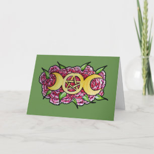 Cartão Triple Moon Pagan Art