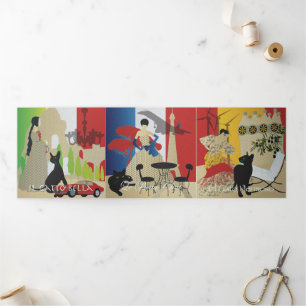 Cartão triplo Bella Cat 7-9