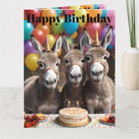 Triplo da Alegria: Bacia de Aniversário de Donkey 