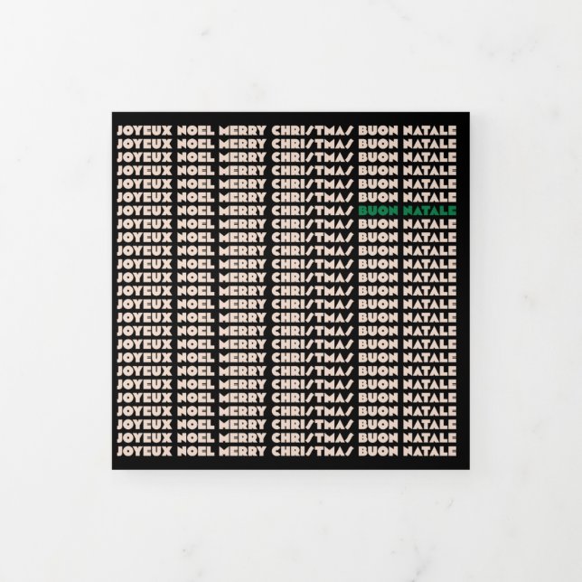 Cartão triplo da árvore de Natal (Cobrir)