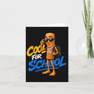 Cartão Triplo T Tung Sahur Volta às Aulas Meme Crianças D