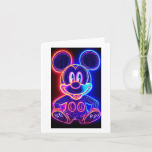 Cartão Trippy Mickey Sticker