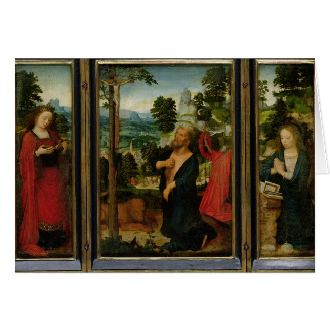 Cartão Triptych (Frente Horizontal)