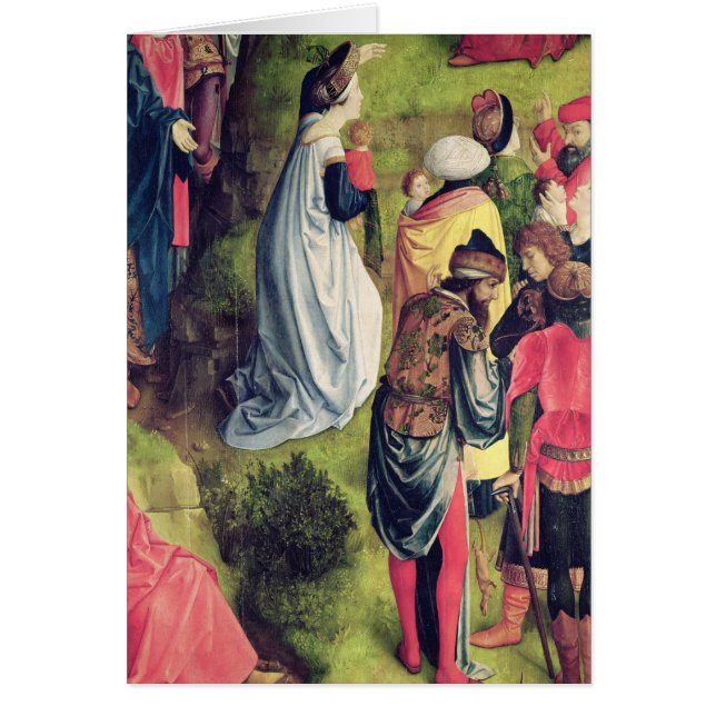 Cartão Triptych da crucificação (Frente)