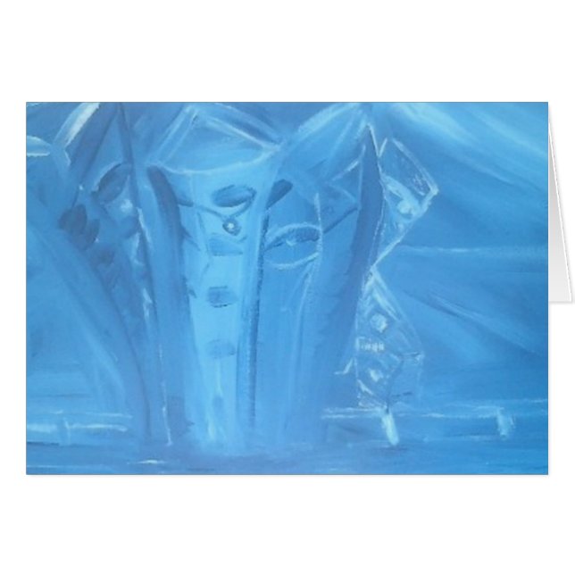 Cartão Tripulação de Cidade Azul (Frente Horizontal)