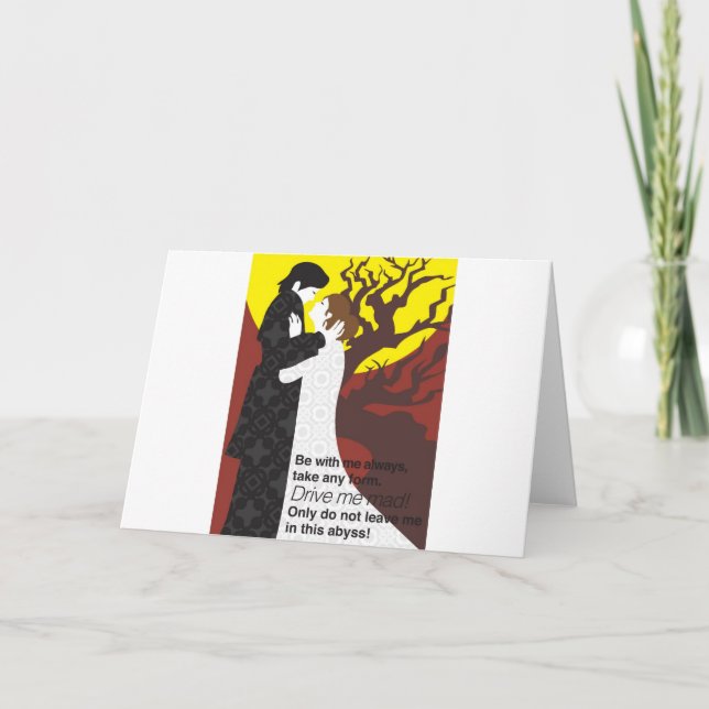 Cartão Tristan And Iseult gift with quote (Frente)