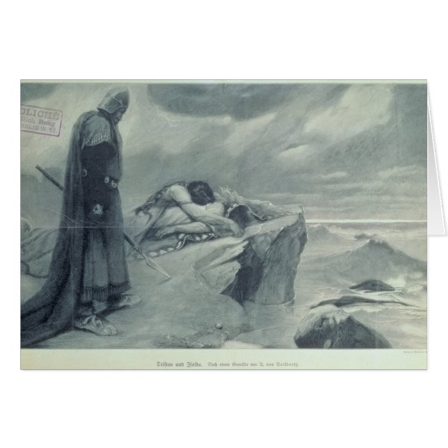 Cartão Tristan e Isolda (Frente Horizontal)