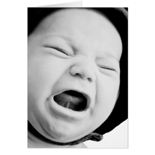 Cartão Triste ou Chorando Louco (Frente)